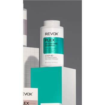 Revox B77 PLEX Detoxifying Shampoo. Step 4D șampon detoxifiant pentru curățare - imagine 3